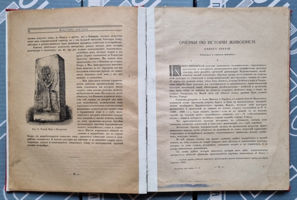 Борисъ Шлецеръ. Очерки по истории живописи. Выпуски 1-7, 9-11 (конволют из издания `Искусство для всех`).