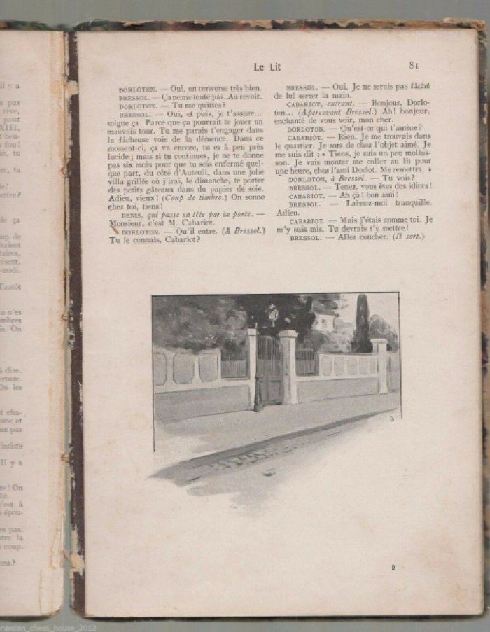 Henri Lavedan.Лаведан Анри Le Lit. Кровать.