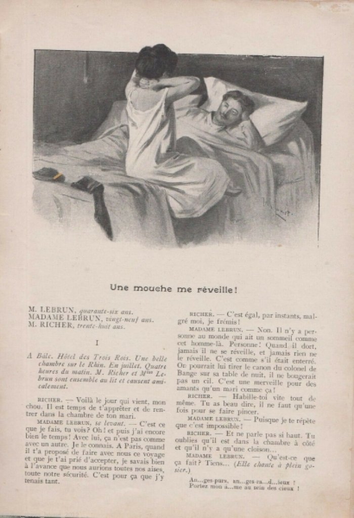 Henri Lavedan.Лаведан Анри Le Lit. Кровать.