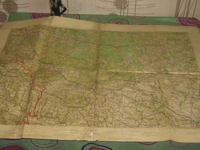 Специальная карта Европейской России. Лист 4. Брест-Литовск - Пинск - Житомир - Чернигов - Львов - Каменец-Подольск - Винница - Киев - Кременчуг (Верхняя Украина, Нижняя Белоруссия и часть Брянщины).