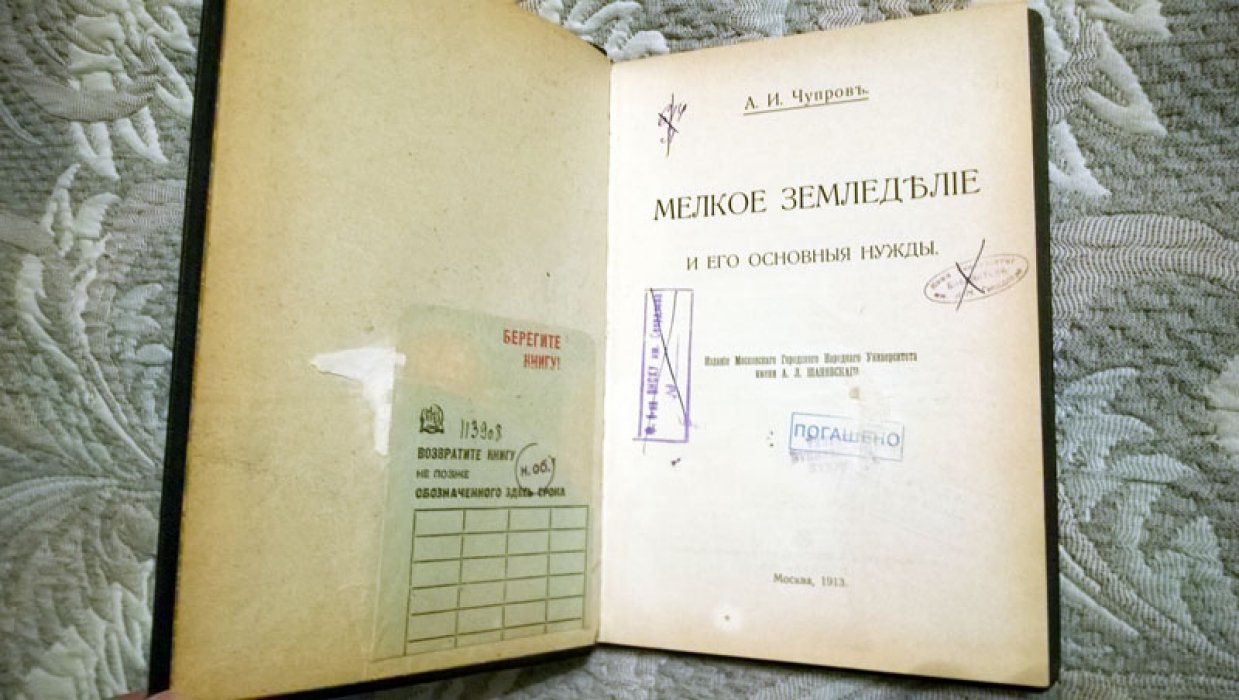 Чупров А.И. Мелкое земледелие и его основные нужды.