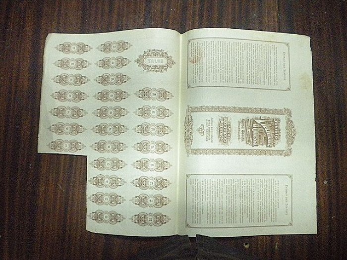 Акция Societe d`Electricite d`Odessa Электрическое Общество Одессы 1910 г.