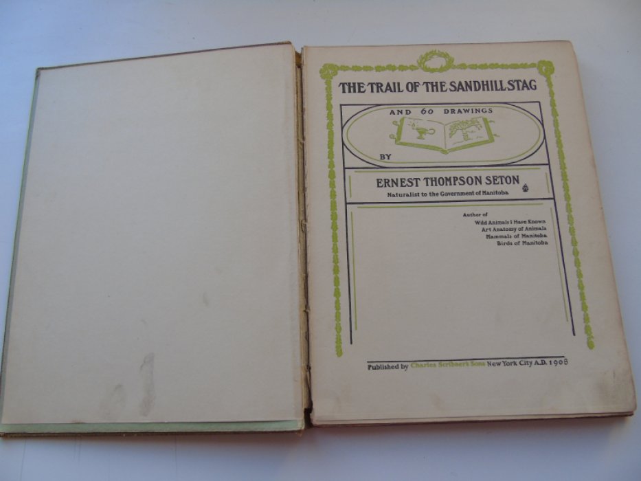 Seton Thompson Ernest / Сетон-Томпсон. The trail of the Sandhill Stag and and 60 Drawings.