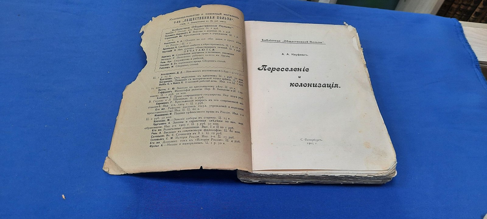 Кауфман А.А. Переселение и колонизация: Государственная политика и крестьянское землевладение в пореформенной России.