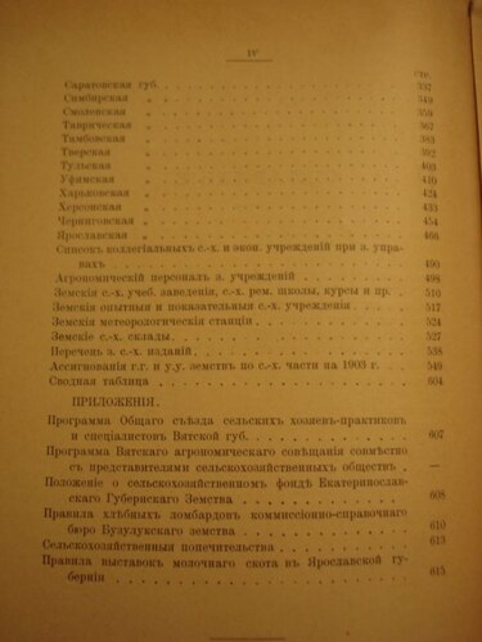 Бирюкович В.В. Справочные сведения о деятельности земств по сельскому хозяйству ( по данным на 1903 год ).