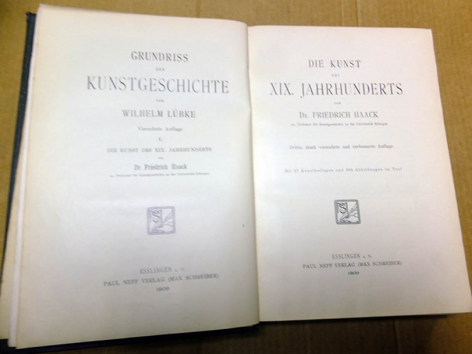Haack F. Искусство 19 столетия (Die Kunst XIX Jahrhunderts).