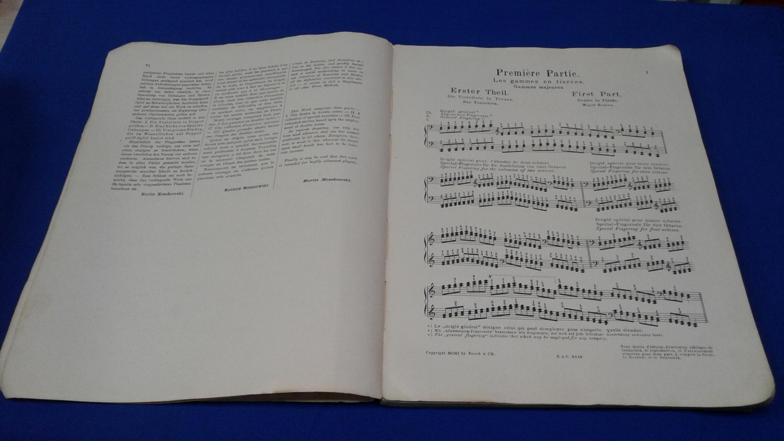 Moszkowski M.  Мошковский М. Ecole des doubles-notes. Школа двойных нот.