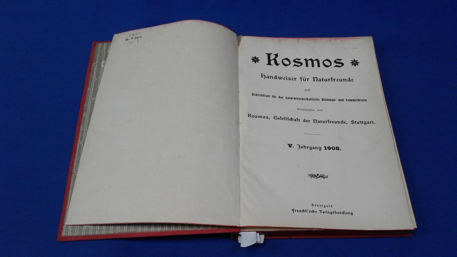 Kosmos. Handweiser fur Naturfreunde. Космос. Справочник для любителей природы.