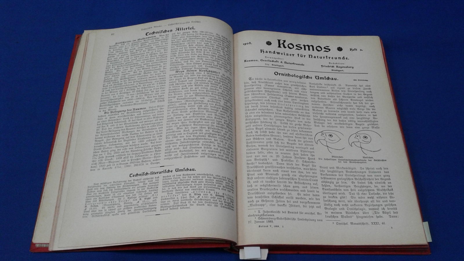 Kosmos. Handweiser fur Naturfreunde. Космос. Справочник для любителей природы.