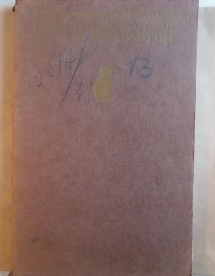 Steenbergen, Albert. Henri Bergsons intuitive philosophie.