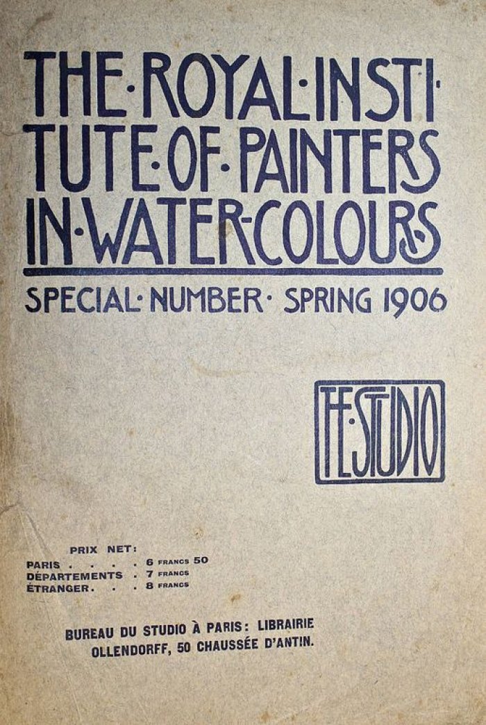 The royal institute of painters in water-colors. Special number. Spring 1906.