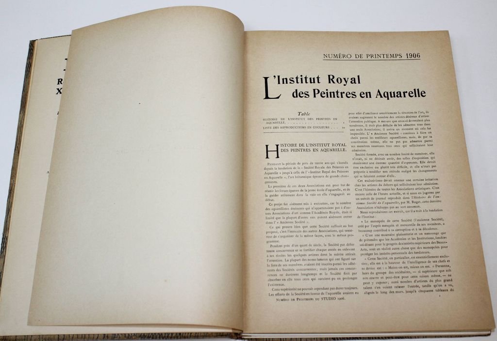 The royal institute of painters in water-colors. Special number. Spring 1906.