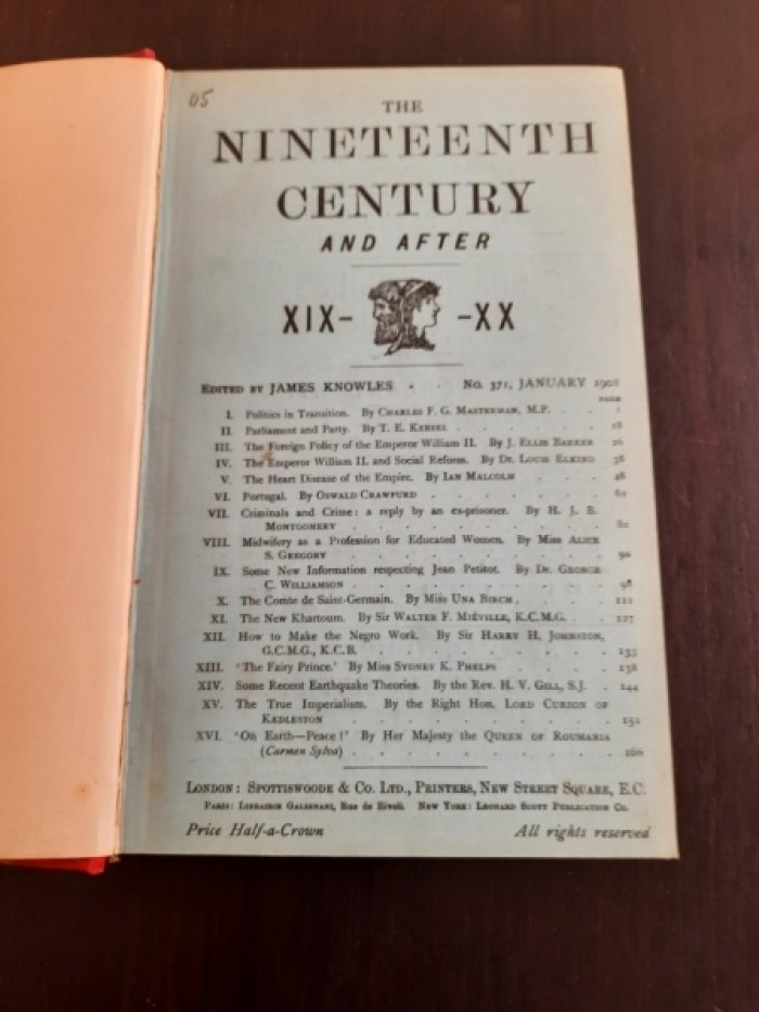 The Nineteenth Century and After XIX-XX.
