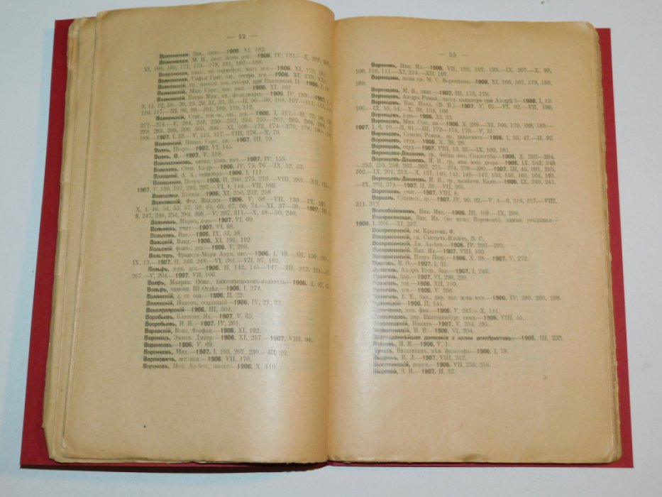 Сильчевский Д.П. Указатель к журналу `Былое` за 1906-1907гг.