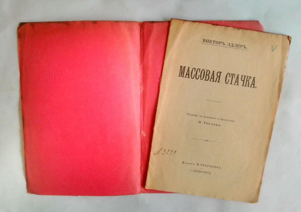 Адлер, В. Массовая стачка.