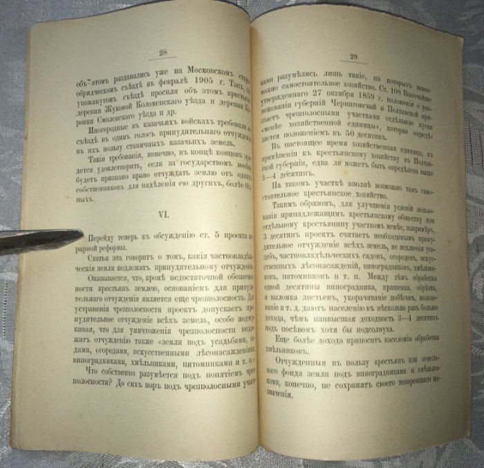 Пестржецкий Д. Обзор аграрного проекта Конституционно-Демократической партии.
