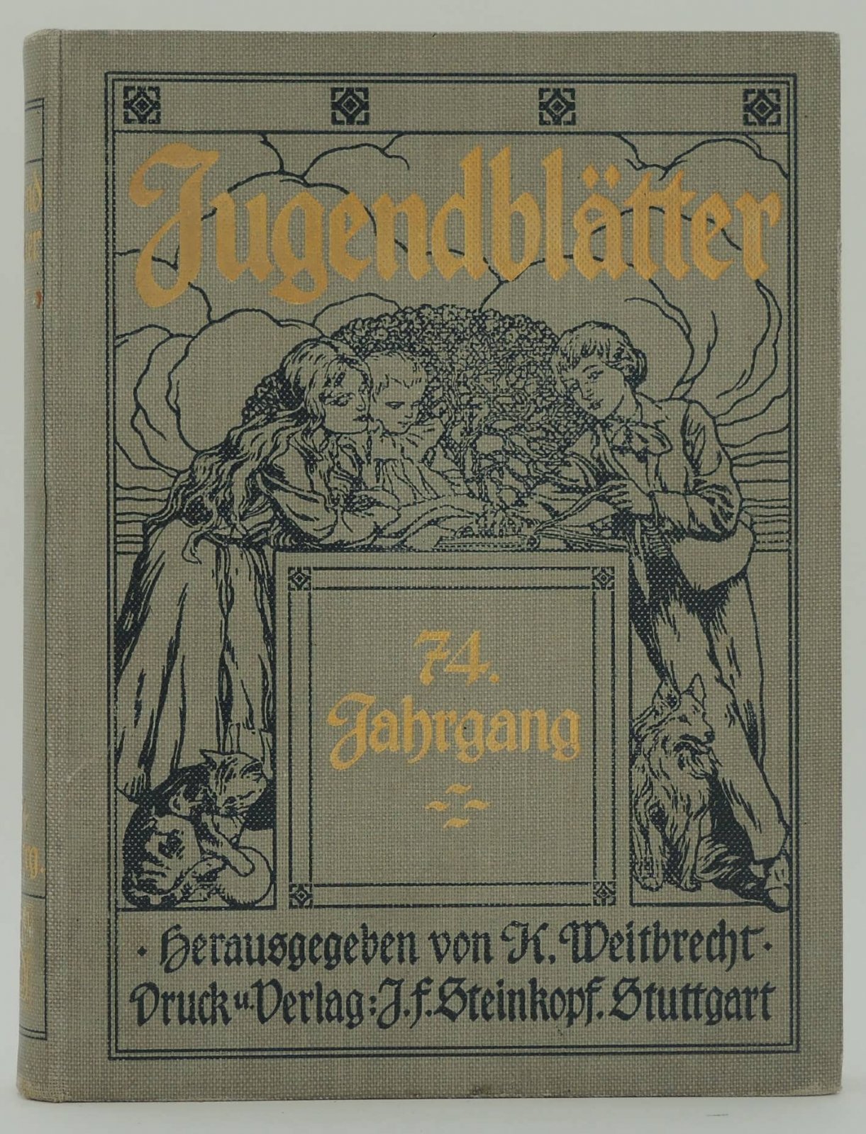Weitbrecht K. [Вейтбрехт К.] Jugendblatter. Herausgegeben von K. Weitbrecht. 74. Jahrgang. [Молодежные листки].