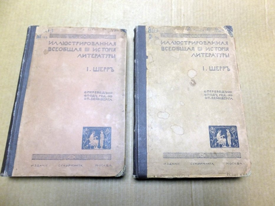 Шерр Иоганн. Иллюстрированная всеобщая история литературы. В 2-х томах.