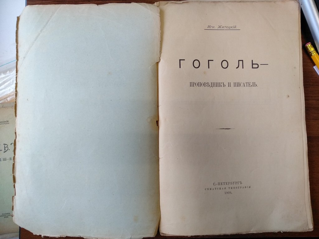 Житецкий Игн. Гоголь - проповедник и писатель.