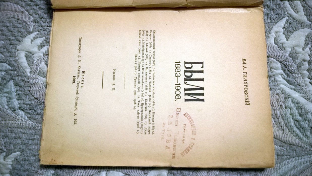 Гиляровский В.А. Были. 1883 - 1908.