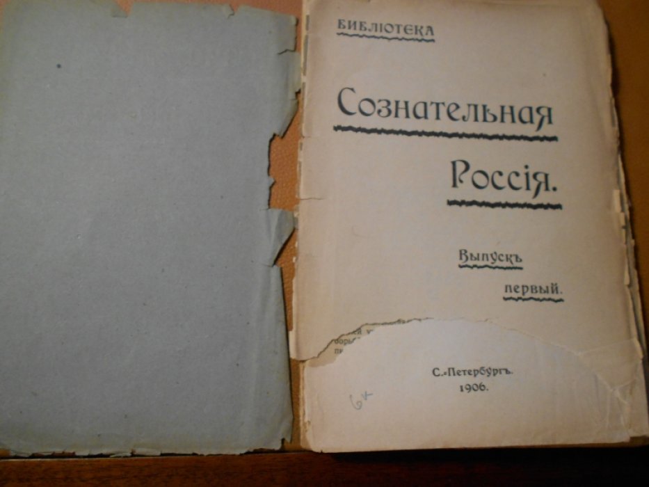 Сознательная Россия. Выпуск первый.