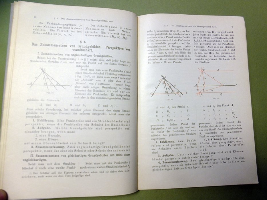 K.G.Volk. Элементы новой геометрии. (Die elemente der neueren geometrie)