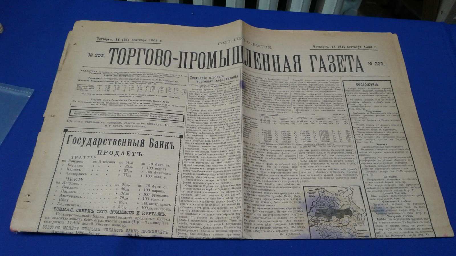 Торгово-промышленная газета. 1908г., № 203 (11 сентября).