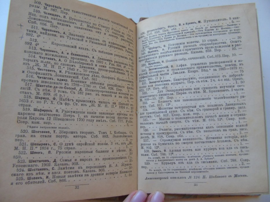 Антикварная книжная торговля П. Шибанова. Новые приобретения. № 126. Старинные виды Москвы.