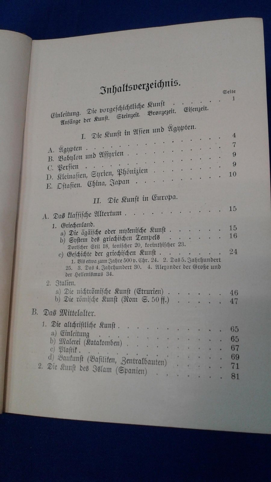 Ehrenberg G. Handbuch der Runstgeschichte. (Настольная книга по истории искусства)