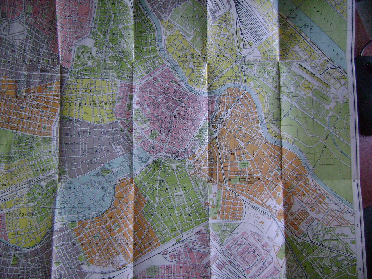 Neuester Plan von Wien.