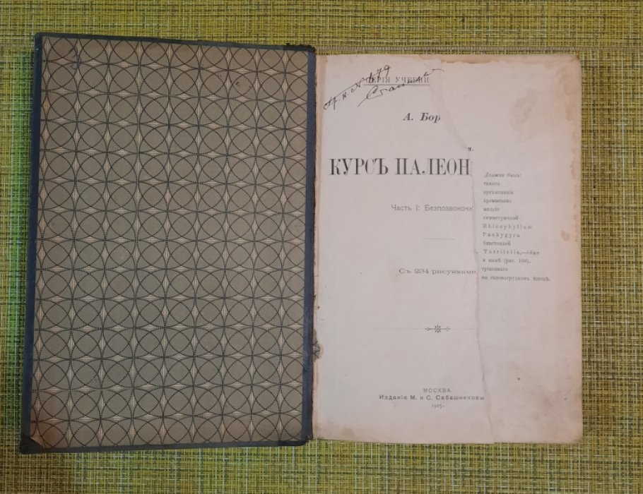 Борисяк А. Курс палеонтологии.