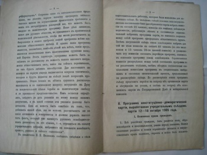 Конституционно-демократическая партия.
