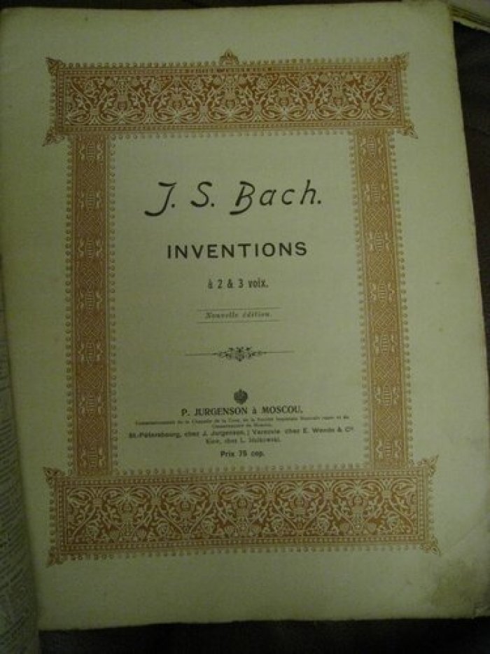 Бах И.С. [Bach J. S.] Инвенции.