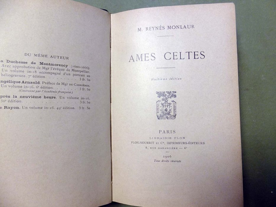 M. Reynes Monlaur. Ames Celtes (Кельтские души).