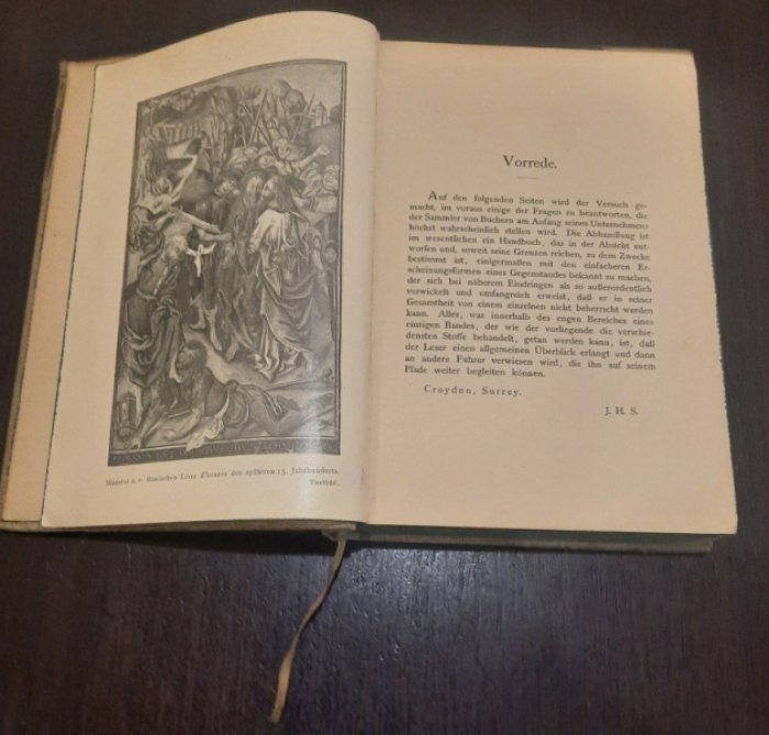 Слейтер, Дж. Герберт Handbuch f?r B?chersammler und B?cherliebhaber(Справочник для коллекционеров и книголюбов. В тексте 27 таблиц и 31 иллюстрация.)