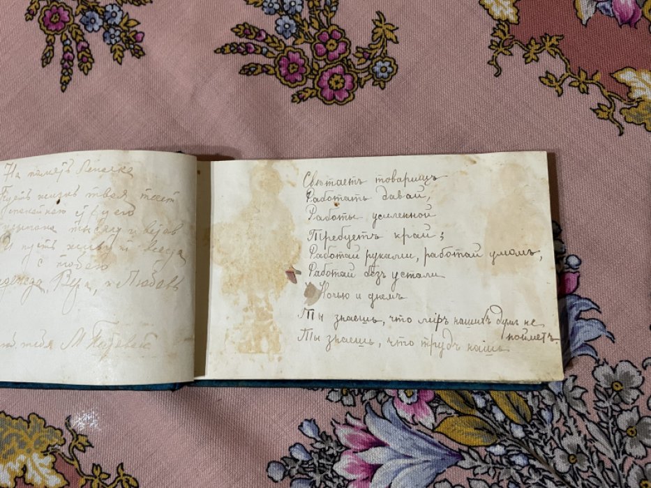 Рукописный альбом Лены Дмитриевой.
