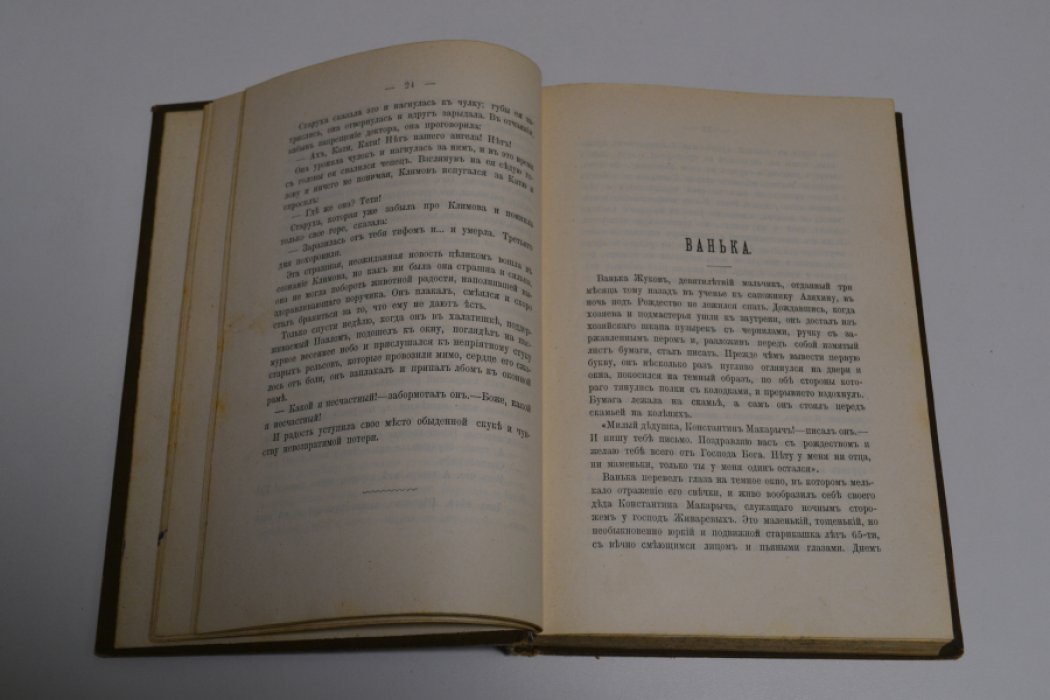 Чехов Антон Павлович. Полное собрание сочинений. Том 4. Рассказы: Счастье. Тиф. Ванька. Свирель. Перекати-поле. Задача. Степь. Тина. Тайный советник. Письмо. Поцелуй. Пассажир 1-го класса. Воры. Пари. Именины. Без заглавия. Каштанка.