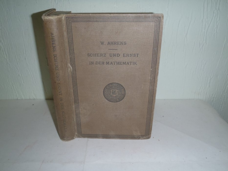 Anrens W. Scherz und ernst in der mathematik(Шутка и всерьез в математике).