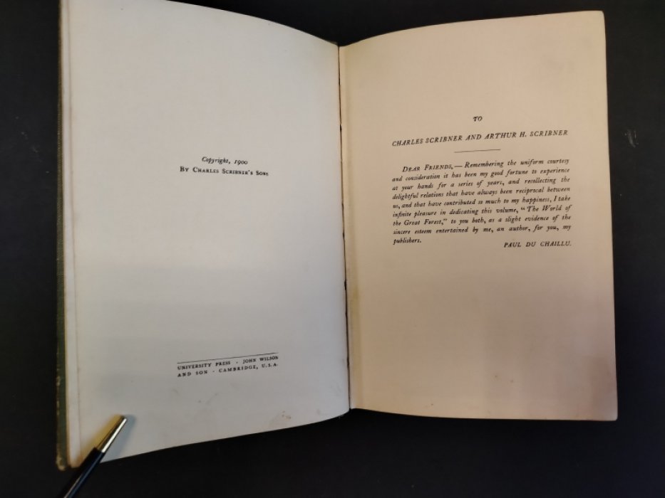Дю Шайю, Поль. Мир Великого Леса. На английском языке.