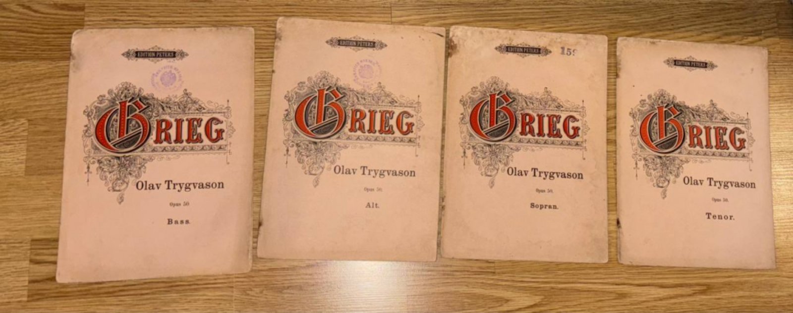 Григ Э. Olav Trygvason. Олаф Трюггвасон (Трюгвасон). Соч. 50.