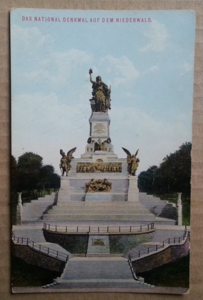 Das National Denkmal auf dem Niderwald. Открытка