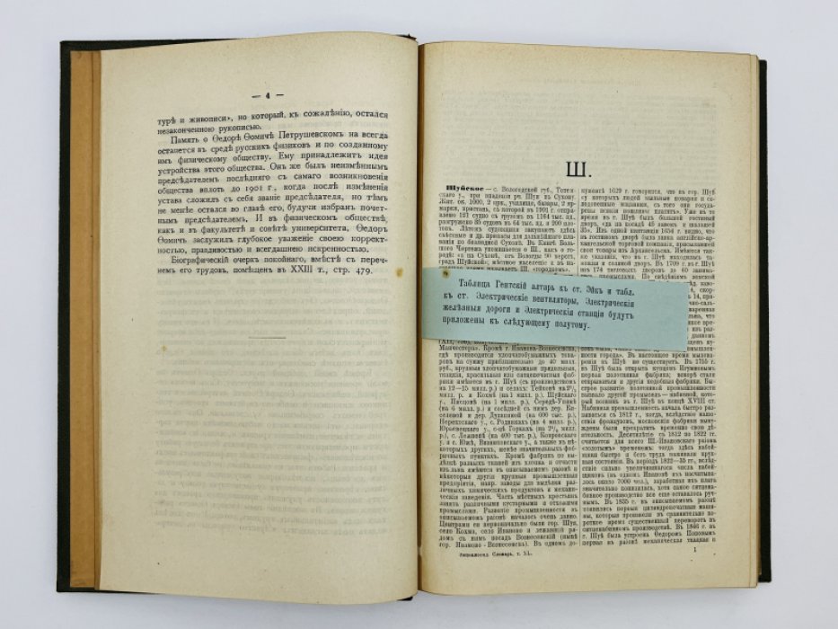 Брокгауз Ф.А., Ефрон И.А. Энциклопедический словарь. Том XL (полутом 79). Шуйское - Электровозбудимость