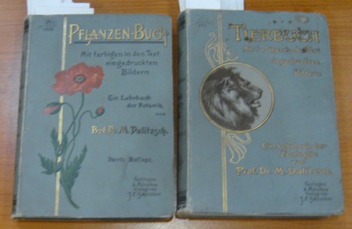 Dalitzsch, M. / Далич (Далитц) М. Pflanzen-buch / Книга о растениях. Tierbuch / Книга о животных.