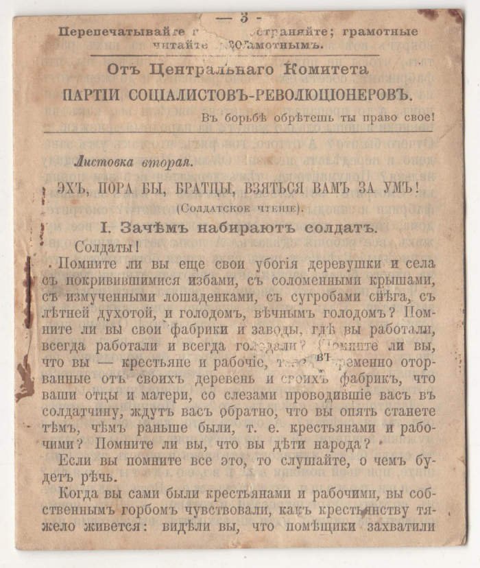 Эх, пора бы, братцы, взяться вам за ум!