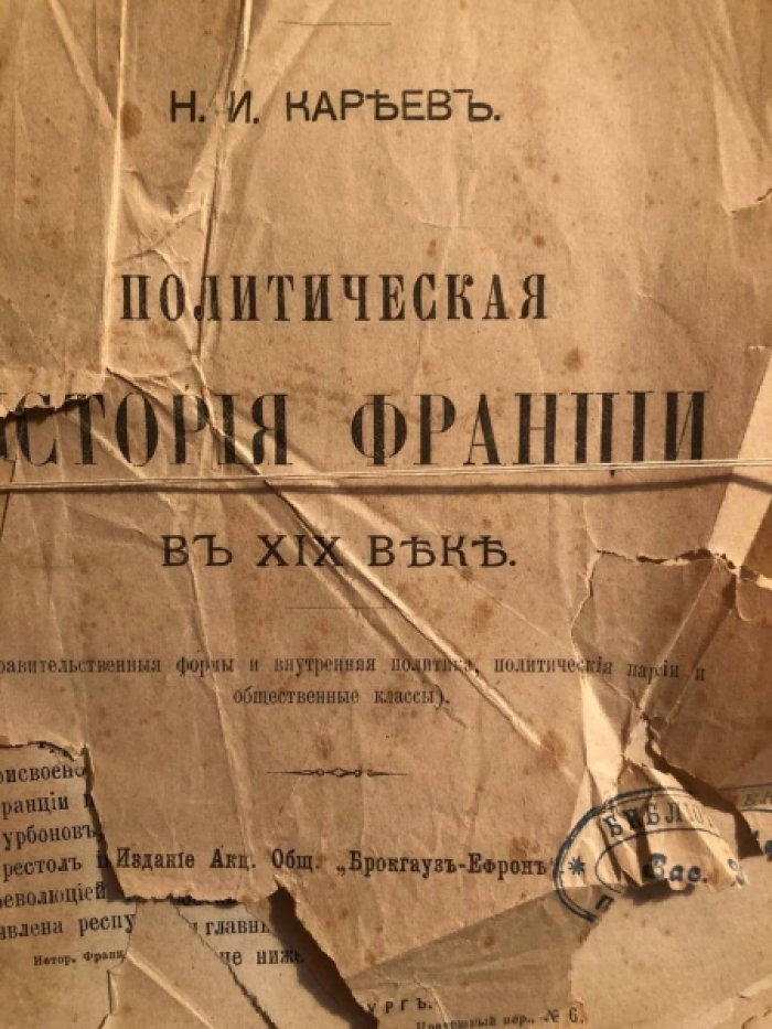 Кареев Н. Политическая история Франции в XIX веке.