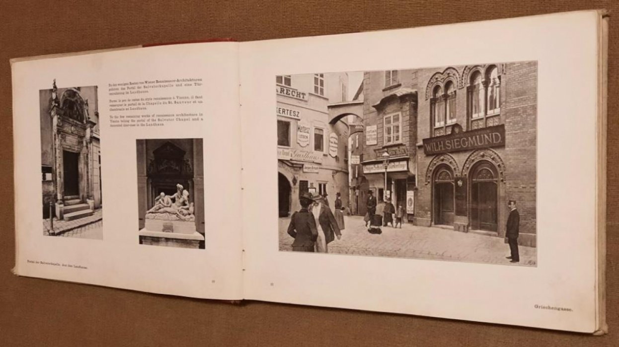 Gerlach, Martin. Wien - eine Auswahl von Stadtbildern.Vienne instantan?e.Vienna through a camera