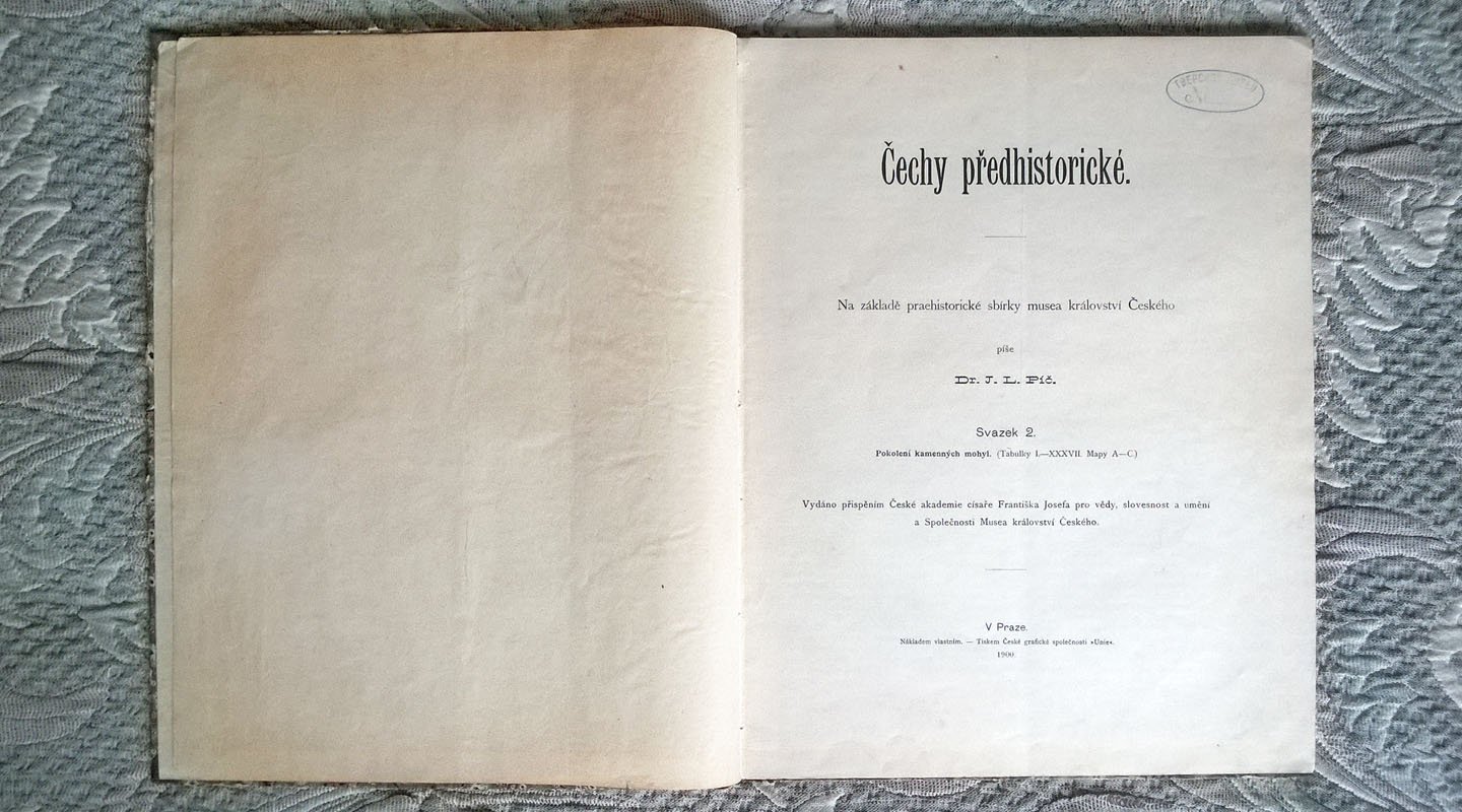 Josef Ladislav Pic. Доисторическая Чехия (Богемия) (Cechy predhistoricke): Том 2. Поколение каменных курганов (Pokoleni kamennych mohyl).