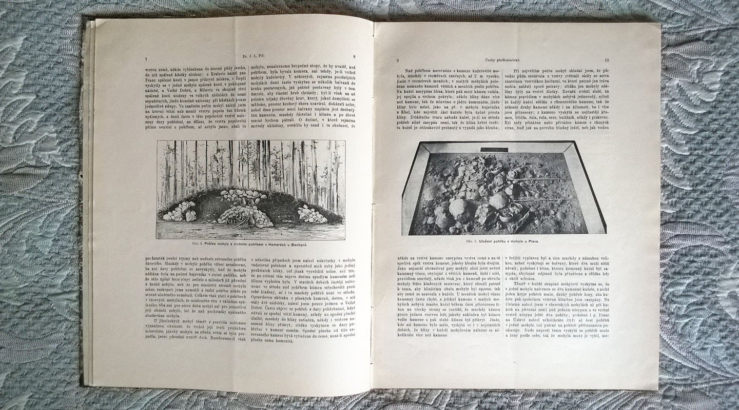 Josef Ladislav Pic. Доисторическая Чехия (Богемия) (Cechy predhistoricke): Том 2. Поколение каменных курганов (Pokoleni kamennych mohyl).