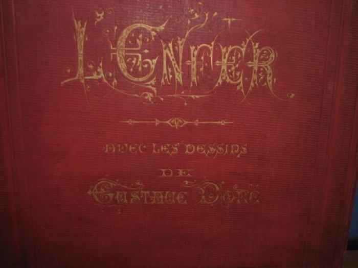 Данте. L’Enfer (Ад). Подарочное иллюстрированное издание с гравюрами Гюстава Доре (французский язык)