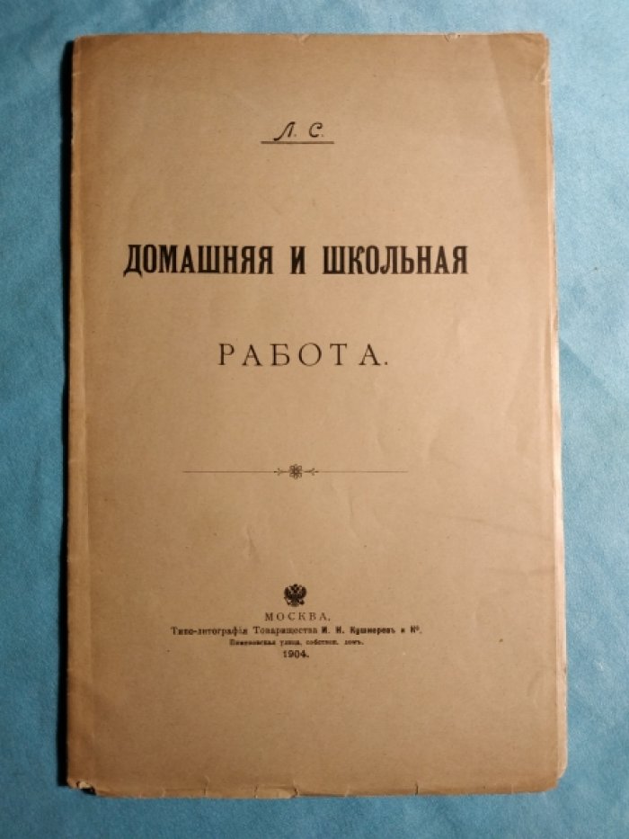 Л.С. Домашняя и школьная работа.